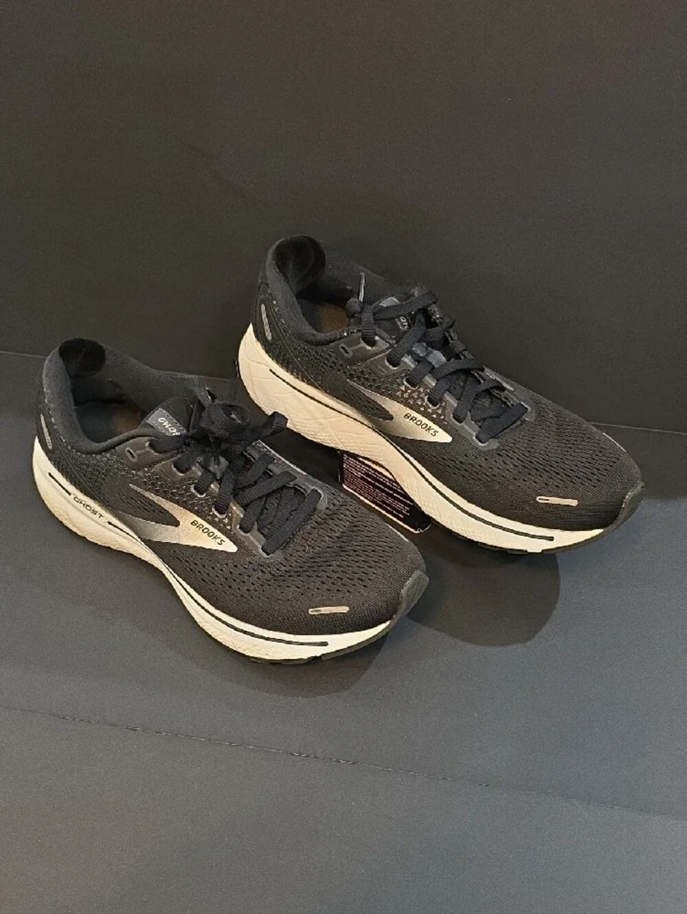 Brooks Ghost 14 Women's Running Shoes - Black/Cream Size  9